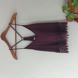 Ecote Purple Lace Top